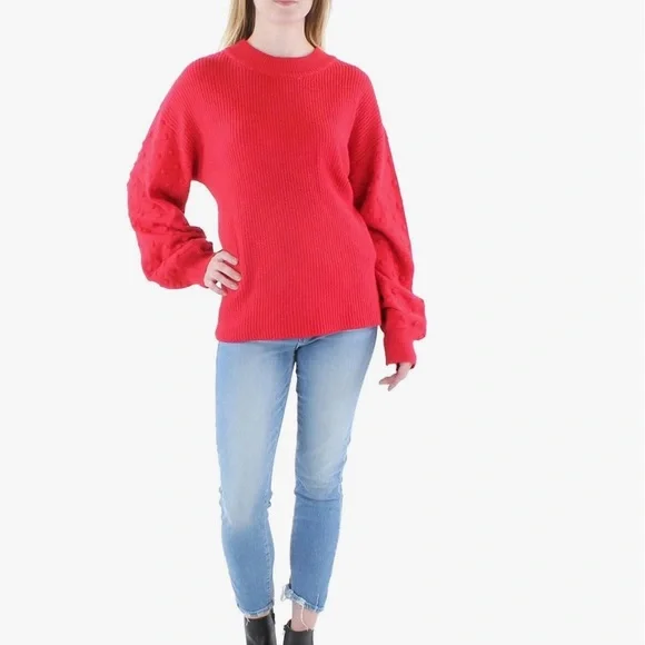 New CeCe Bobble Sleeve Pull On Sweater - Picture 4 of 11